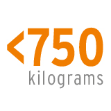 <750 kilograms